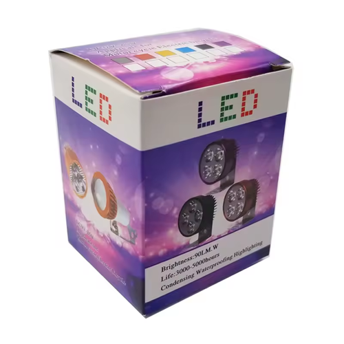 🔥Buy one get one free🔥-6LED strobe 12 volt led lights motorcycle round headlight