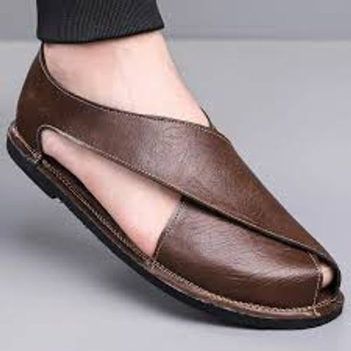 Men's sandals high-end retro slip-on new fashion