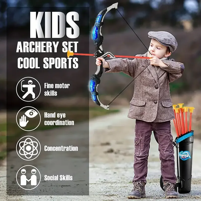 Kids Bow And Arrow Toy Set