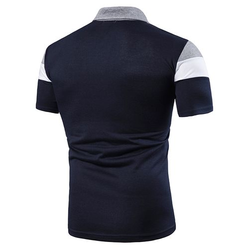 Men's Stylish Summer Shirt - Comfortable, Breathable Polyester with Button Detail for Golf & Tennis