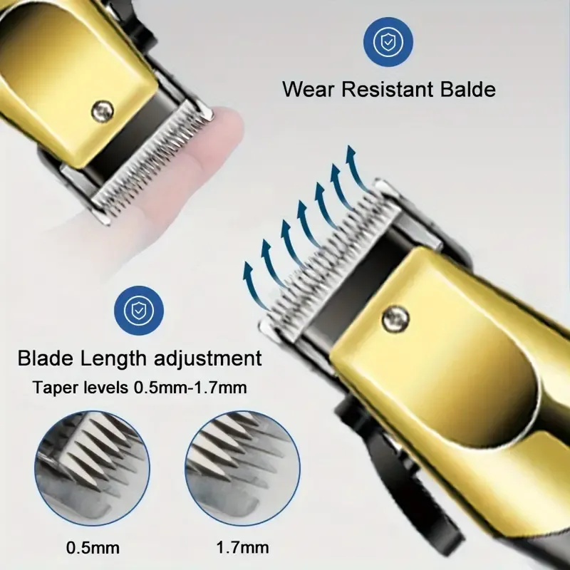Set Professional Men's Electric Hair Clippers Kit