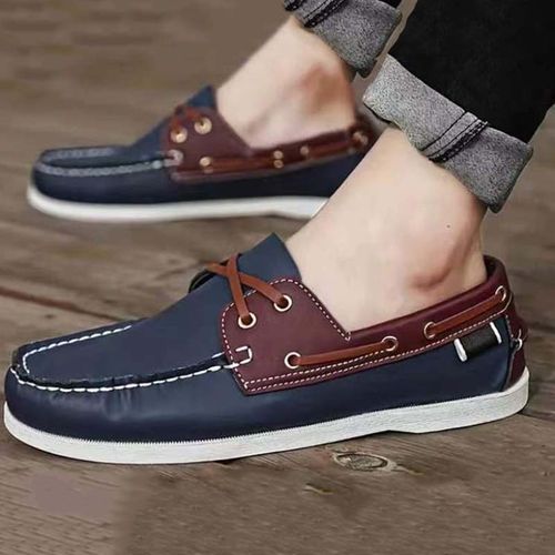 New style boat shoes slip-on lazy men's shoes