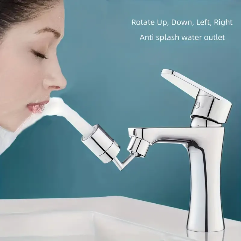 Rotating Faucet - Splash-Proof