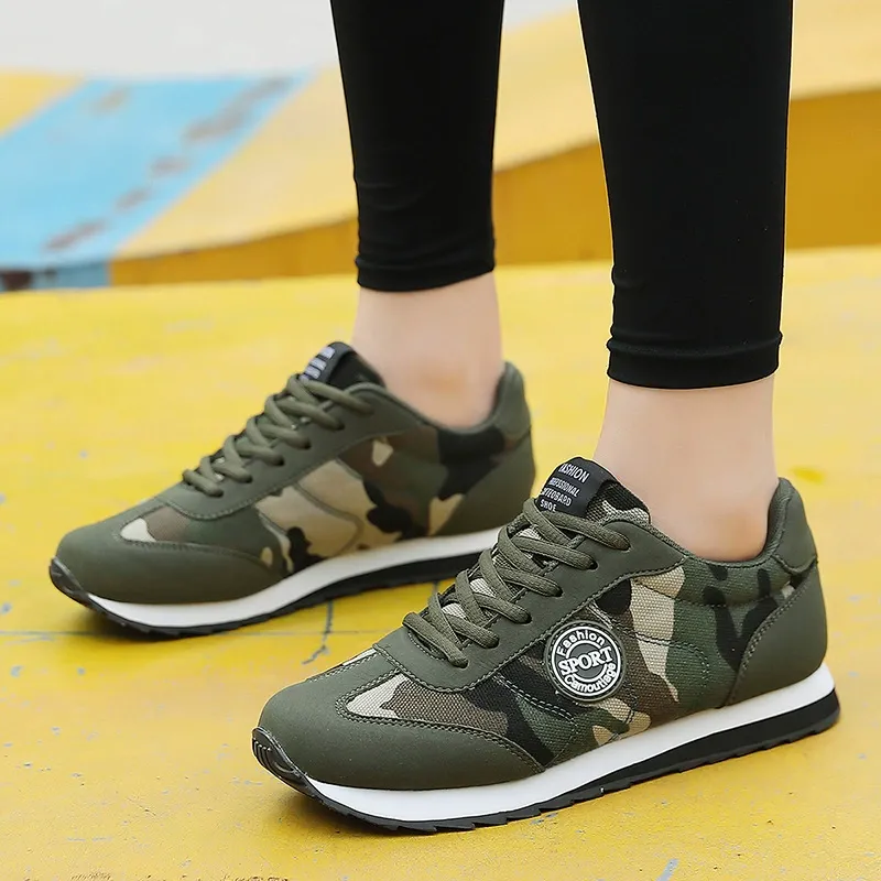 Camouflage shoes for men and women