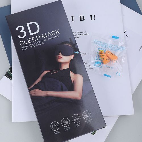 3D Silk Sleep Eye Mask - Soft