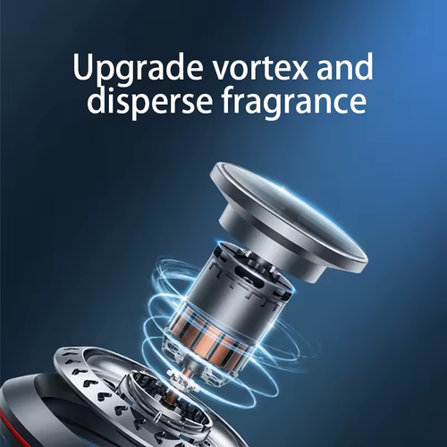 New Mini Solar Energy Car Diffuser Essential Oil Aromatherapy Machine with Portable Design Black Car Air Freshener