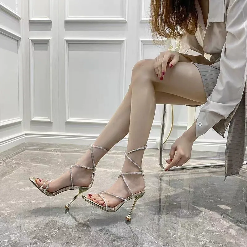 Temperament high-heeled sandals