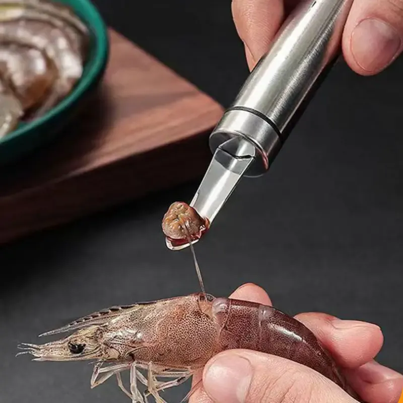 Stainless Steel Shrimp Deveiner Tool