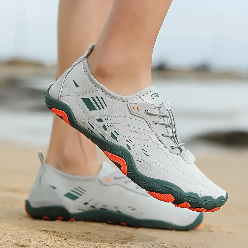 Men's & Women's Quick-Dry Amphibious Shoes, Breathable Mesh Beach Hiking Water Sneakers, Anti-Slip Fishing Outdoor Sports Footwear, Cut-Resistant Wear-Proof Swimming Shoes for Water Parks
