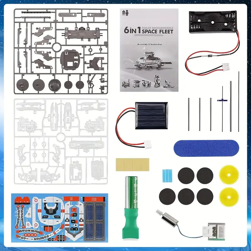 6-in-1 STEM Solar Robot Kit