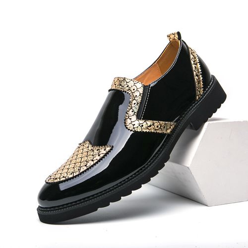 Personalized dragon scale sequin casual shoes