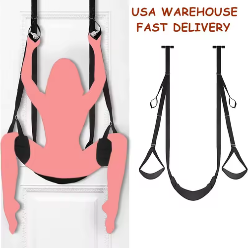 USA Fast Delivery Sex Swing Fun Sex Toys for Couple SM Game Sex Position Aid Upgraded Door Swing with Seat%