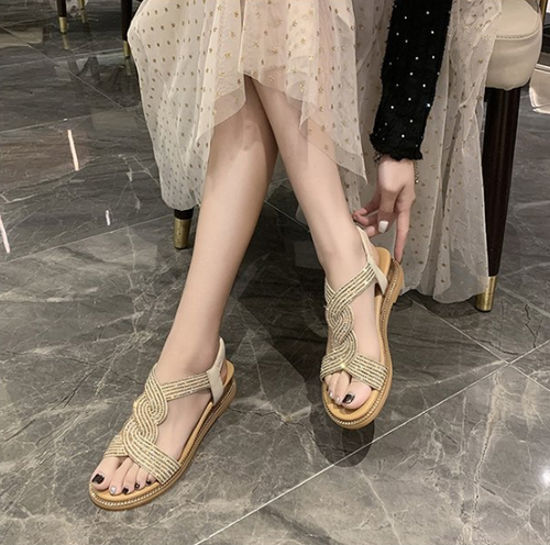 Wedge heel sandals for women summer ne