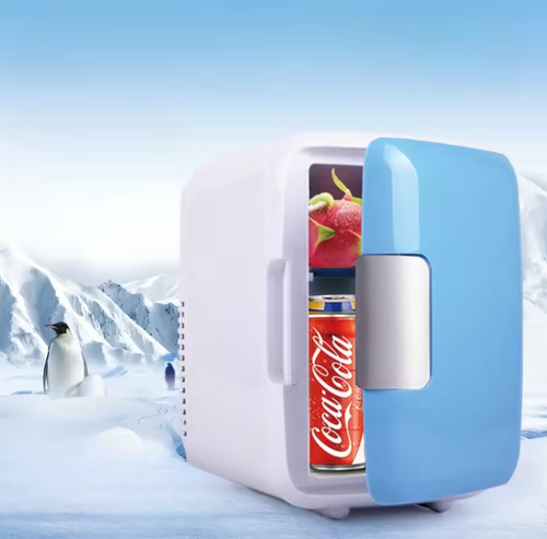 4L 12v electric mirror makeup beauty car operated portable freezer heating and cooling mini refrigerator
