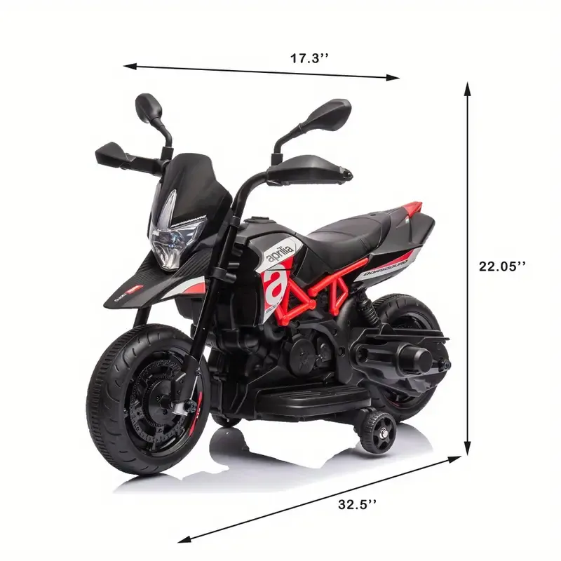 Kids' Electric Dirt Bike Ride-On Toy