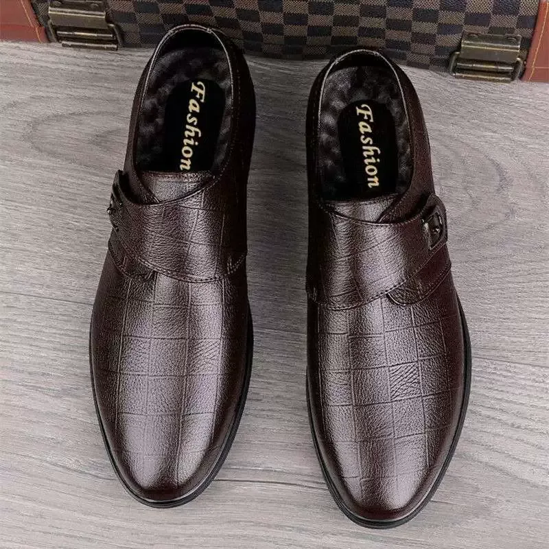 Spring and autumn men's new business casual formal leather shoes
