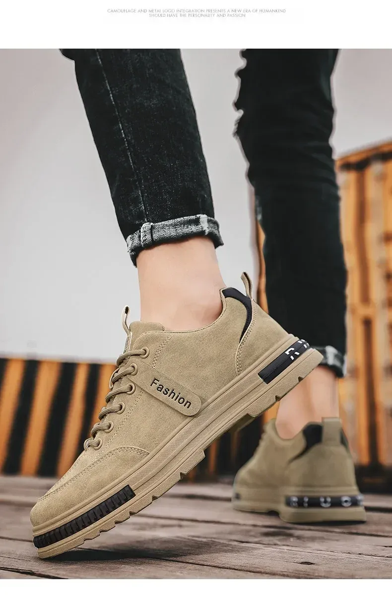 Spring men's shoes new breathable labor protection shoes