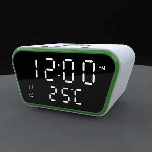 Innovative Trending 3-in-1 Magnetic Multifunction Wireless Charger Digital Alarm Clock for Mobile Phone