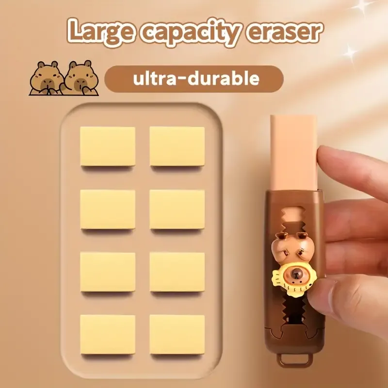 Adorable Bamboo Push-Pull Eraser