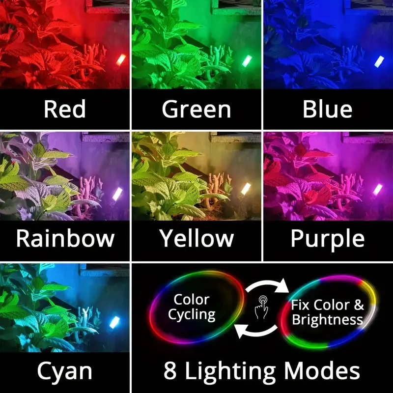 Color Changing Solar Spot Light