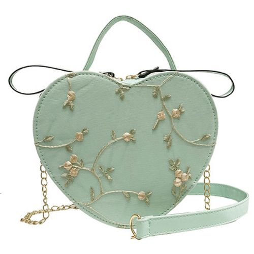 Stylish Woman's Heart Shape Crossbody Shoulder Bag