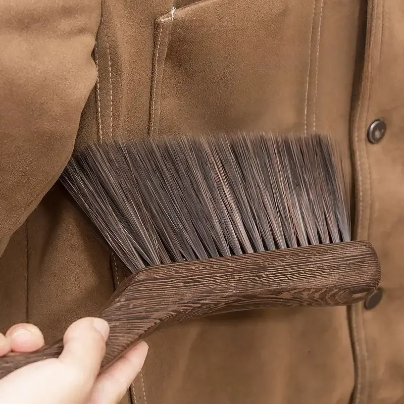 1pc Wooden Soft Bristled Dust Removal Brush, Dust Removal Broom, Bed Brush, Natural Wood Handle Broom For Deep Cleaning - Very Suitable For Sofas, Beds, Tables, And Cars