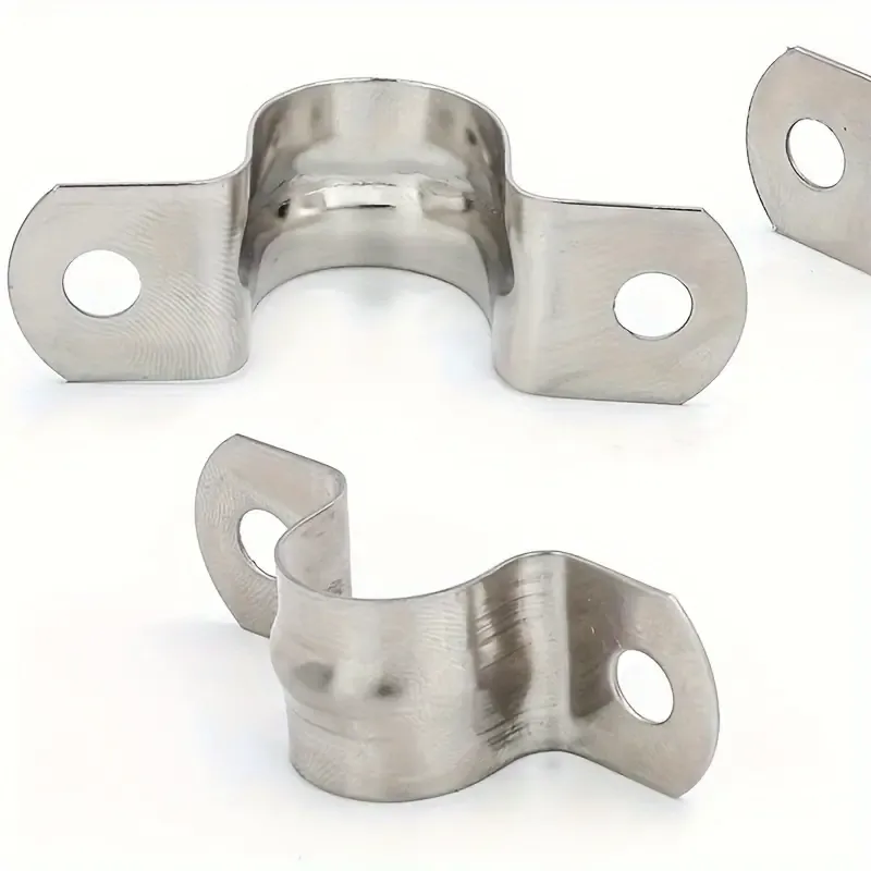 160PCS Stainless Steel U-Shaped Pipe Clamps Set