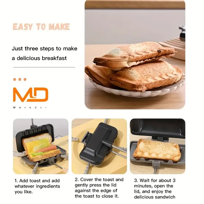 Double Sided Non-Stick Sandwich Maker