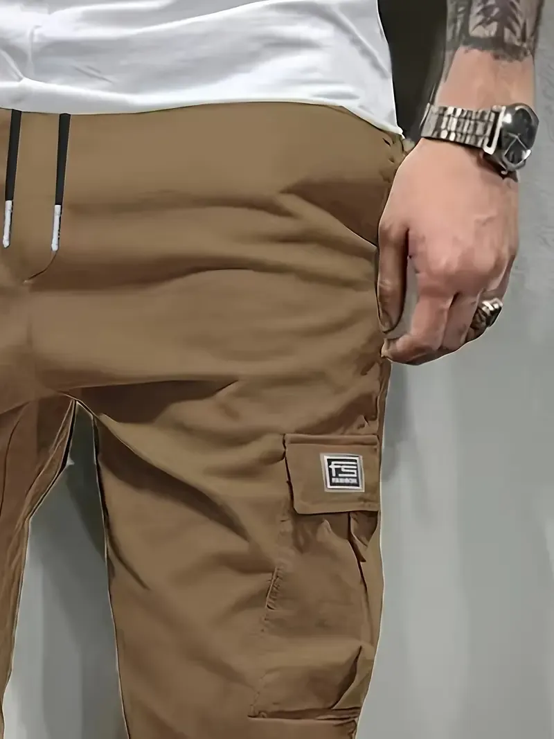 Men's Cargo Shorts Pants Outdoor Hiking Multi-Pocket Utility Shorts, Casual Style, For Summer Hiking Cycling