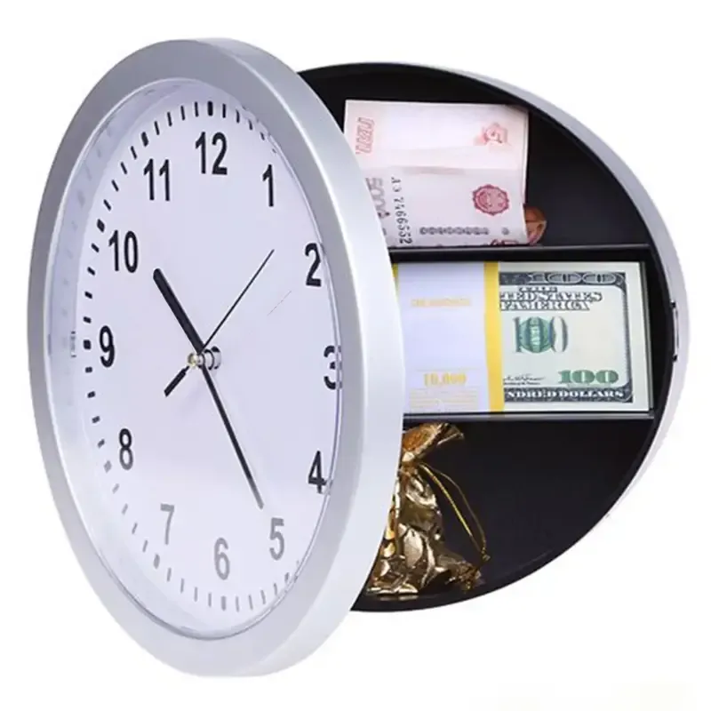 Multifunctional Wall Clock Storage Box