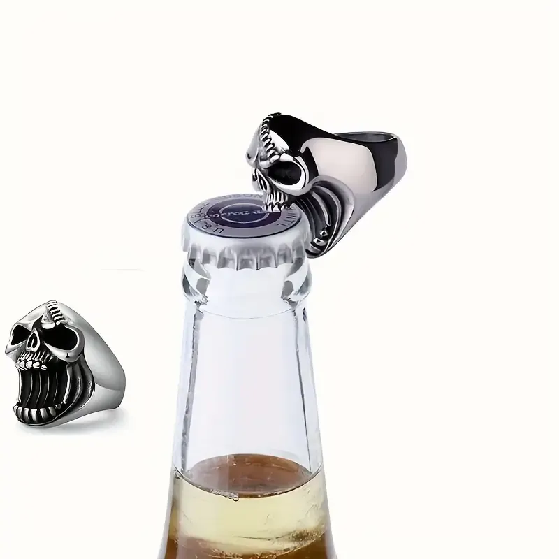 Head Bottle Opener Ring
