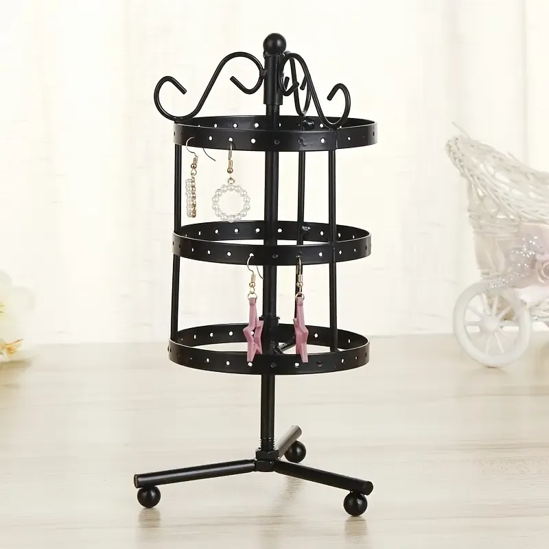 Metal Detachable Rotating Earring Rack