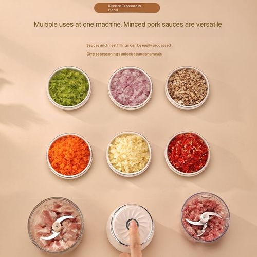 Mini cordless electric garlic chopper, garlic mincer, food processor, baby food maker, garlic grinder, meat grinder