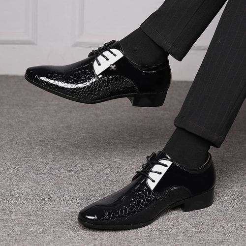 New men's leather shoes, men's business formal shoes, plus size shoes