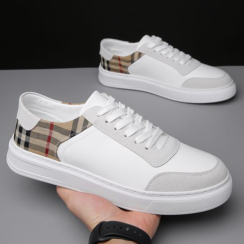 Fashionable Men'S Skates - Comfortable, Non-Slip, Breathable, Lace-Up Sneakers for Outdoor Activities with Color-Block Design And Solid Colors