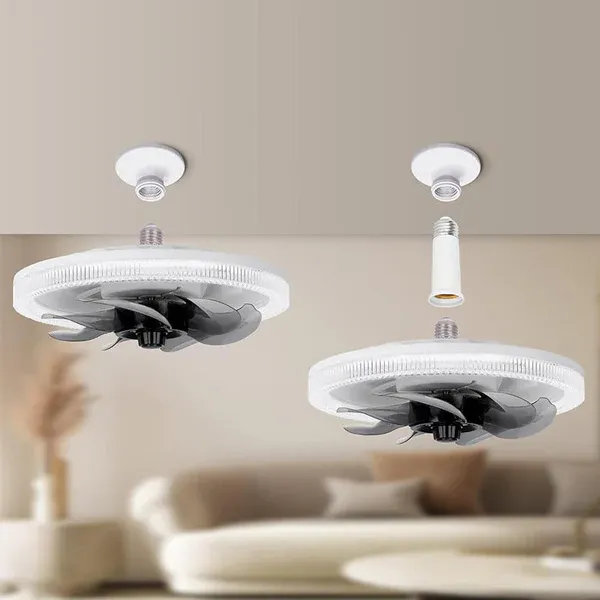 🚀2-in-1 Mute Adjustable Fan Light with Remote Control