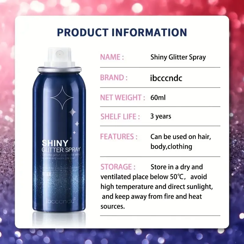 Glitter Spray  Long Lasting