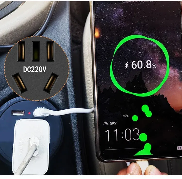 Water cup type car inverter