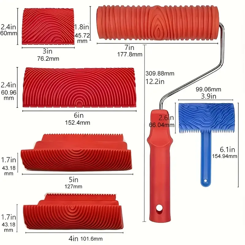 Professional Wood Graining Tool Set