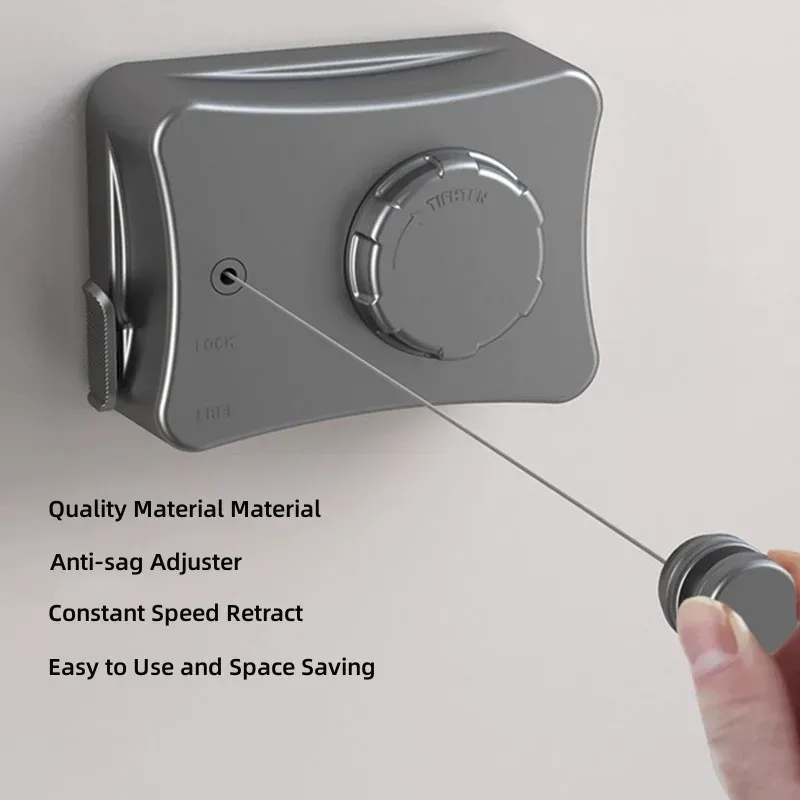Retractable Clothesline Pull-Out Clothes