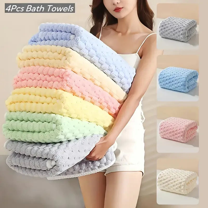 Waffled Super Soft Bath Towel
