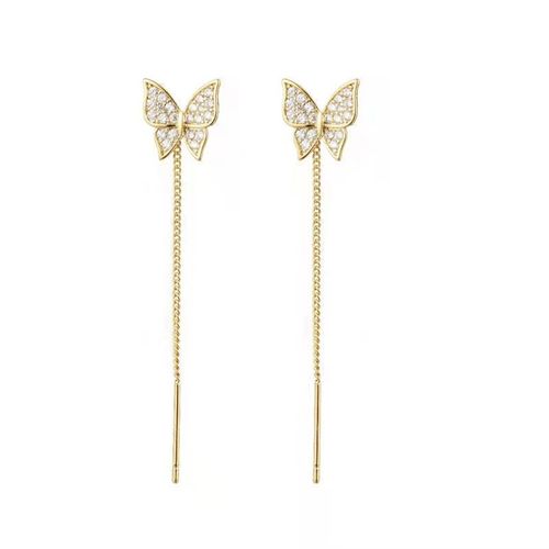 Vibrant Butterfly-Shaped Earrings
