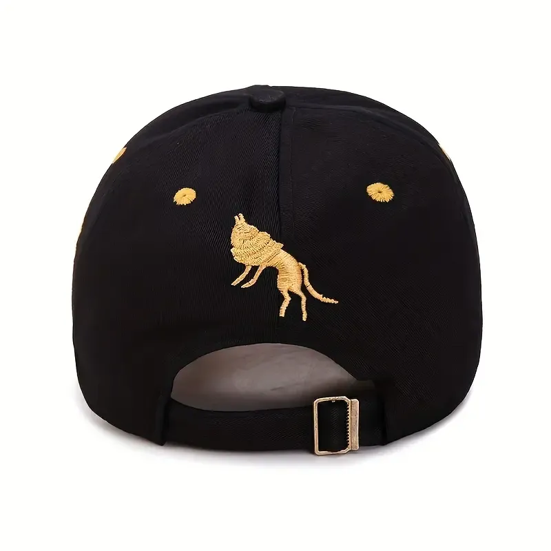 1pc Breathable Embroidered Baseball Cap for Men