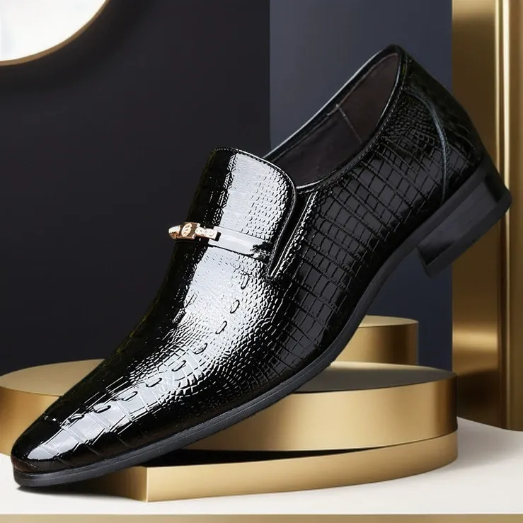 new style business formal men's leather shoes