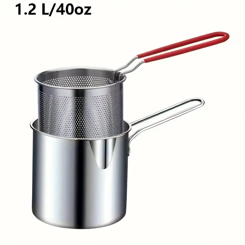 Deep Fry Delicious Meals With This Frying Pot For Restaurant - Perfect For French Fries, Chicken & More