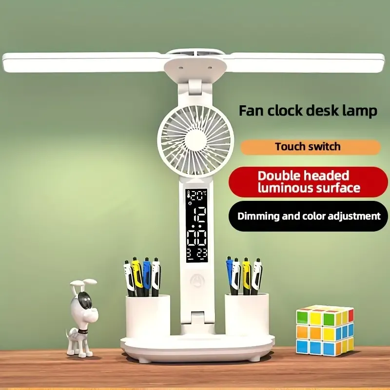 USB-Powered LED Desk Fan
