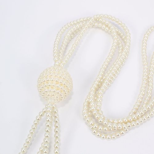 Vintage Pearl Tassel Long Sweater Chain