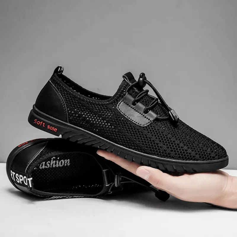 mesh breathable hollow ultra-light casual shoes