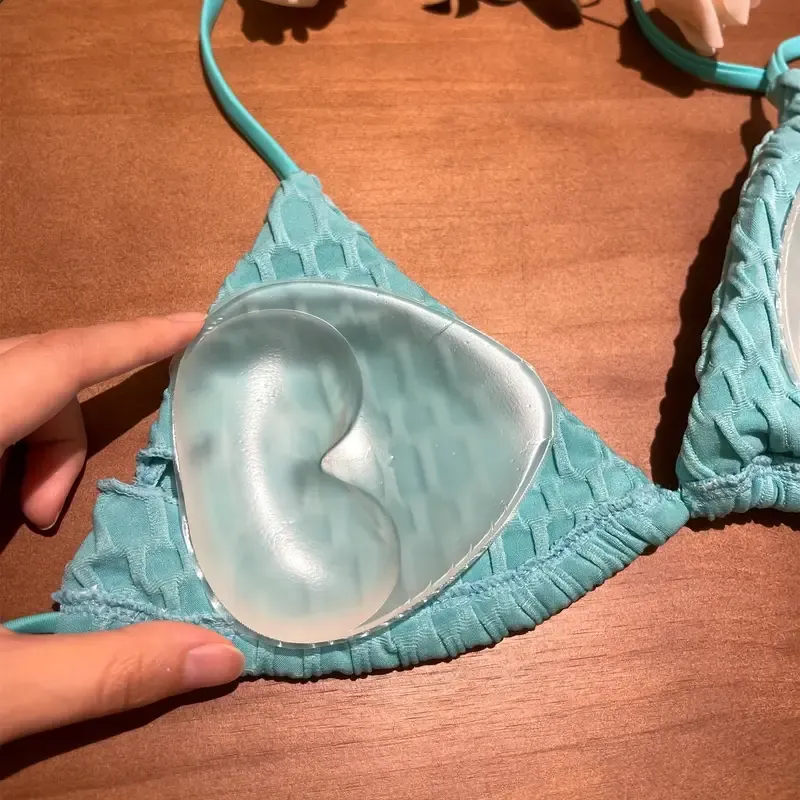 Silicone Thickened Breast Pad Invisible Insert Patch Bikini Strap Invisible Built-in Breast Pad Lingerie Enlargement Reusable Soft Breast Pad, Women's Lingerie and Lingerie Accessories