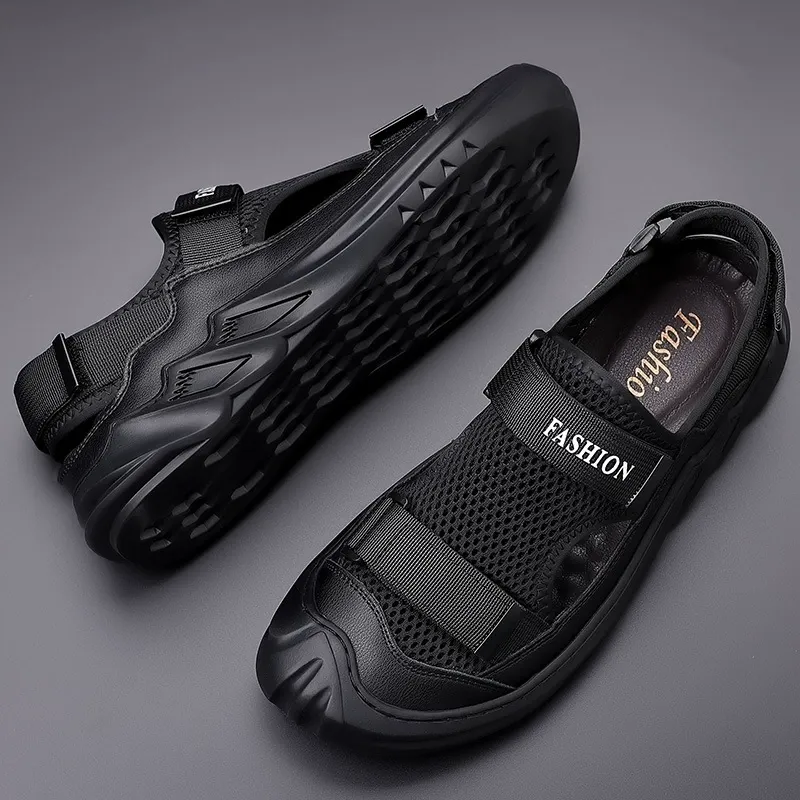 Summer new style Roman shoes closed toe beach shoes breathable casual shoes
